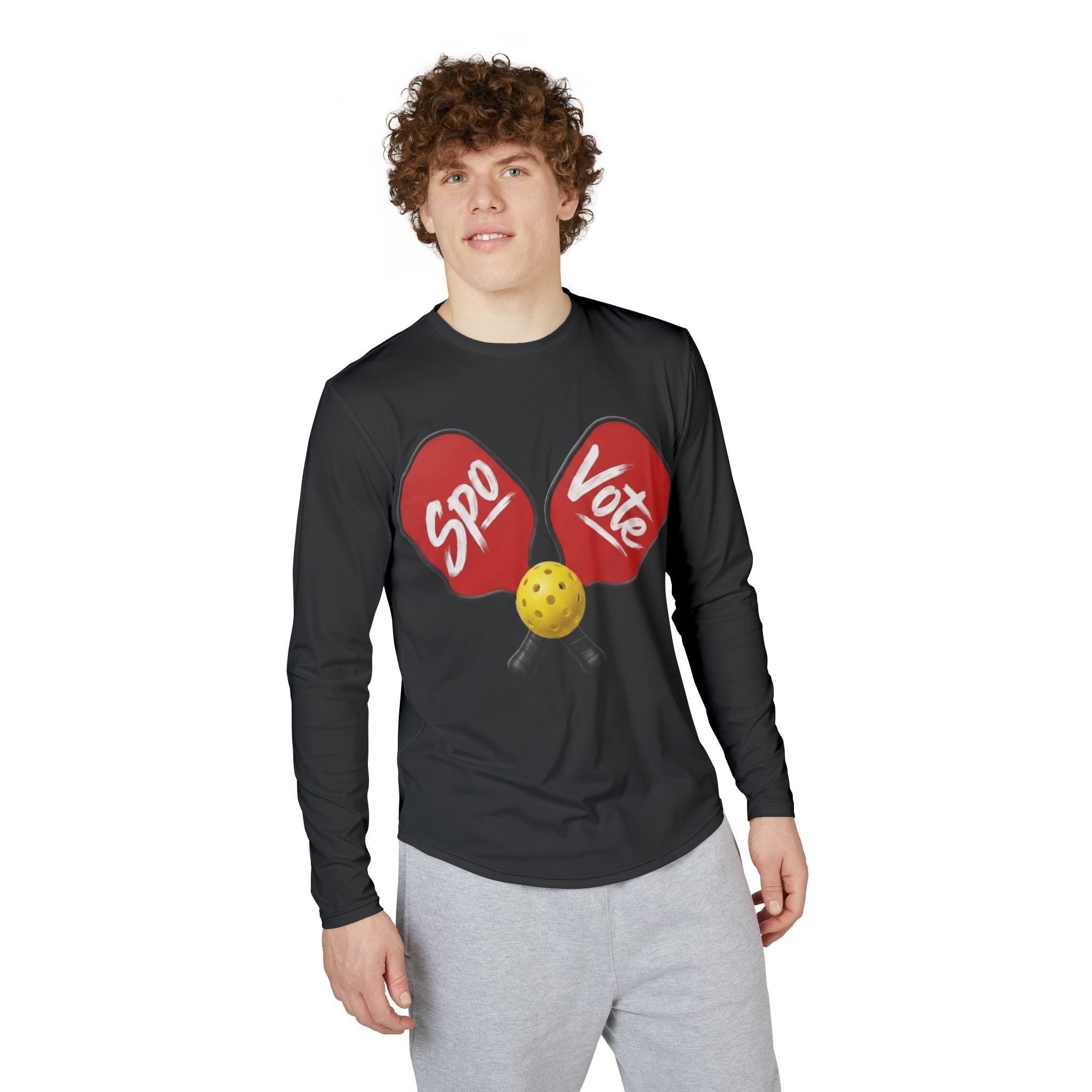 Paddles Up Dry-Fit Long-Sleeve (Athletic Fit)